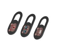 DECORNIJIA 3pcs Privacy Camera Covers for Phones Tablets Laptops Sliding Ultra-thin Lens Protectors with Adhesive Film Environmental Friendly Computer Webcam Shields for Personal Security Coffee
