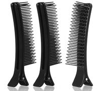 DECORNIJIA 3Pcs Professional Hair Sectioning Clips with Non-slip Grip Salon Styling Clamps for Thick and Thin Hair Multipurpose Hairdressing Tools for Home Party and Daily Use