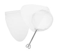 DECORNIJIA 3pcs Reusable Tea Filter Bag with Stainless Steel Handle Frame Cotton Mesh Strainer Pouches for Loose Leaf Tea Coffee Brewing and Kitchen Accessory for Home and Cafe Use