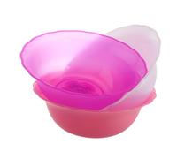 DECORNIJIA 3pcs Round Plastic Wash Basin Set Portable SPA Facial Basin for Cleansing Kitchen Washing and Laundry Lightweight Soaking Tub for Home and Outdoor Use