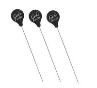 DECORNIJIA 3pcs Stainless Steel Cake Tester Sticks for Baking Reusable Metal Skewers Accurate Doneness Checker for Cakes Muffins Bread Kitchen Tools