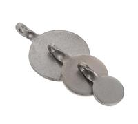 DECORNIJIA 3pcs Stainless Steel Shooting Targets Set, Portable 2/3/4cm Diameter Practice Game Targets for Outdoor Professional Training and Shooting Practice