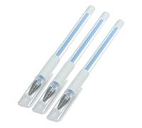 DECORNIJIA 3pcs Tattoo Marking Pens with Fine Tip for Precise Eyebrow Microblading and Skin Positioning Durable Blue Skin Markers for Salon and Piercing Use