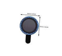 DECORNIJIA 3pcs Tempered Camera Lens Protectors for Blue Glitter Phone Lens Covers with Scratch-resistant Anti-fall Design High-definition