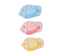 DECORNIJIA 3pcs Thicken Scrubbing Bath Towels for Boy Girl Body Cleaning Soft Material for Newborn Swim