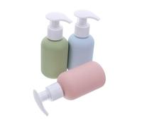 DECORNIJIA 3pcs Tsa Approved Travel Bottles Leak Refillable Plastic Pump Dispensers for Shampoo Lotion Soap Portable Toiletries Containers for Travel Gym Carryon