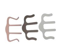 DECORNIJIA 3pcs Universal Metal Music Book Clips Set Black, Antique Copper, and Chrome Finish Guitar Sheet Page Holder and Piano Score Clamp for Sheet Music Stand