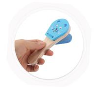 DECORNIJIA 3pcs Wooden Percussion Animal Themed Castanets Early Music Learning Instrument Easy Grip Small Hands Noise Maker Sound