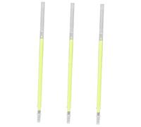 DECORNIJIA 3pcs Yellow 1mm Single-head Tattooing Pen Set, Portable Embroidered Eyebrow Position Marker, Body Marker for Precise Surgery and Makeup Mapping Tools