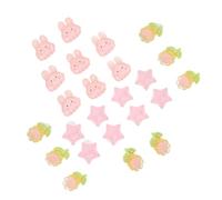 DECORNIJIA 3sets Silicone Nail Separators Toe Spacers Cute Cartoon Patterns Flexible Gel Toe Dividers for Painting Nails Pedicure Salon Use