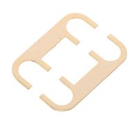 DECORNIJIA 4-Position Speaker Terminal Jumper Plate Pair Made of Pure Copper 45Mm for Bi-Wiring and Home Audio Speaker Upgrade