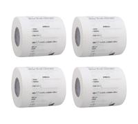 DECORNIJIA 4 Rolls Printed Toilet Paper with Chemical Physics Formulas, Novelty Decorative Tissue for Home Bathroom, Funny Science Pattern Toilet Tissue Set