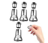 DECORNIJIA 4 Sets Chrome Valve Stem Caps and Sleeves for Tpms American Cars and Trucks Aluminum Alloy Wear-resistant Seal Design Easy Installation Compatible with Rubber Snap-in Valve Stems