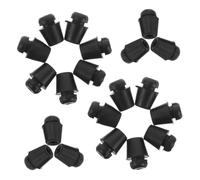 DECORNIJIA 40pcs Rubber Car Hood and Trunk Buffer Bumper Pads Shock Absorber Mats for Front Rear Doors Extra Cushioning and Noise Reduction Auto Door Protection