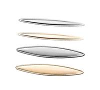 DECORNIJIA 4pc Vintage Metal Hairpins Set Retro Curved Women Hair Clips Large and Small Barrettes Mixed Gold and Silver for Everyday Fashion Hair Accessories