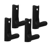 DECORNIJIA 4Pcs Barbell Rack Wall Mounted Weight Bar Holders Gym Equipment Storage for Home Fitness Prevent Rolling Protect Floor