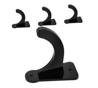 DECORNIJIA 4pcs Baseball Bat Wall Stand Horizontal Holder for Diameter Bats Storage Organizer Rack with Pre-drilled Quick Installation Modern Display for Sports Rooms and Collections