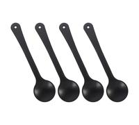 DECORNIJIA 4Pcs Black Plastic Handheld Eye Occluder for Vision Test Eye Exam Occluder Tool for Optometry and for Visual Acuity Assessment