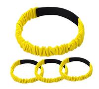 DECORNIJIA 4Pcs Bright Color Three Legged Race Bands Elastic Leg Straps for Adults and Cooperative Teamwork Props and Comfortable