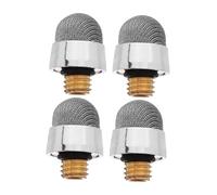 DECORNIJIA 4pcs Capacitive Stylus Pen Replacement Tips External Thread High Precision Soft Conductive Silver Fiber for Touch Screen Tablets Smartphones Wear-resistant Design