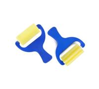 DECORNIJIA 4pcs Drawing Sponge Brush Creative Graffiti Tool with Handle for Clean Hands Reusable Paint Roller for Boys and Art Lessons and Doodling