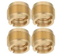 DECORNIJIA 4pcs Female to Male Tripod Microphone Thread Adapter Copper Screw Converter for Mic Stand Mount Minimizes Vibration Transmission and Ensures Precise Fit for Studio and Live Use