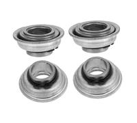 DECORNIJIA 4pcs Front Fork Bearings for Wheelchair Walker Rollator Replacement Thickened Steel Drive Walker Accessories Easy Installation Grey