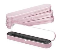 DECORNIJIA 4pcs Gold Pencil Case with Soft Inner Lining Sturdy Pen Box for Multi Functional Storage for Pens Jewelry More for School Office Home