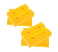 DECORNIJIA 4pcs Heavy Duty Car Jack Pads Lift Mats for Vehicle Stability and Floor Protection Non Slip Rubber Pads Compatible with Car and Lifts Easy Installation Floor Accessories