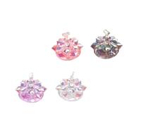 DECORNIJIA 4Pcs Magnetic Nail Display Stand Resin Nail Art Practice Holder Tech Tool for Professional Salon School and Home DIY Use