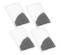 DECORNIJIA 4pcs Medium Magnetic Iron Powder Box for Physics Experiments, Portable Science Teaching Instrument with Iron Filings for Magnetic Field Demonstrations and Educational Use