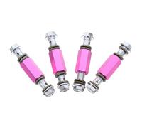 DECORNIJIA 4pcs Metal Brake Line Extension Connectors for Motorcycle Brake Hose High Pressure Resistant Leakproof Oil Fittings Replacement Adapter Random Color