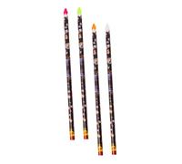 DECORNIJIA 4pcs Nail Art Picking Pens Adhesive Rhinestone Applicators for DIY Manicure Includes Yellow White Fluorescent Green Compact Easy to Use Tools for Stunning Nail Designs