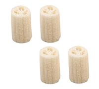 DECORNIJIA 4pcs Natural Loofah Bath Towel Loofah Sponge for Exfoliating Cleaning Cloth for Bathroom Body Scrubber