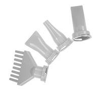 DECORNIJIA 4pcs Pet Hair Dryer Nozzle Attachment Set, Abs Plastic Salon Replacement Tips Including Large Flat, Small Flat, round Comb Nozzles for Dog Grooming and Professional Blow Drying