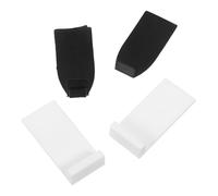 DECORNIJIA 4pcs Plastic Bow Tips Replacement Fittings for Violin and Bows Accessories with Classic Design Compatible with Various Models for Repair and Performance