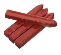 DECORNIJIA 4pcs Red Sealing Wax Sticks Set Hard Diamond Resin for Wax Seal Stamps for Stamp Seals Suitable for Wine Bottle Sealing Packaging and Decoration