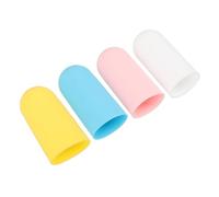 DECORNIJIA 4pcs Silicone Leak Proof Travel Bottle Sleeves Portable Protection Covers for Toiletries Cosmetic and Perfume Bottles Airplane and Cruise Accessories