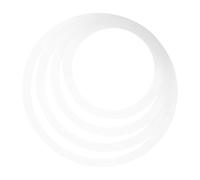 DECORNIJIA 4pcs Snare Drum Mute Pads Portable Drum Kit Silencing Practice Dampeners for Beginners White Quiet Accessories
