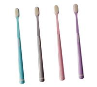 DECORNIJIA 4Pcs Soft Bristle Maternal Toothbrush Set for Pregnant Women Integrated Bristles for Gum Care Fluorescent Agent Oral Cleaning Comfortable Cushioning Deep Gap Cleaning