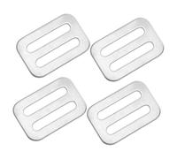 DECORNIJIA 4pcs Stainless Steel Dive Weight Belt Buckle Secure Scuba Diving Accessories with D Ring Positioning Smooth Finish for Quick Adjustment Compatible with Various Dive Gear