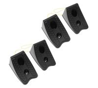 DECORNIJIA 4pcs Wheel Chocks Heavy-duty Tire Stopper Blocks for Cars Trailers Rvs with High Temperature and Corrosion Resistance Non-slip Design for Vehicle Stability