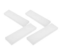DECORNIJIA 4Pcs White Plastic Tongue Scraper Storage Case Organizer Box Portable Tongue Scraper Carrier for Travel and Bathroom Oral Care