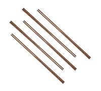 DECORNIJIA 5 Pairs Lengthened Wooden Cooking Chopsticks Heat-Resistant Anti-Slip Frying Chopsticks for Hot Pot and Noodle Cooking Smooth Surface Kitchen Utensils