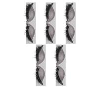 DECORNIJIA 5 Pairs Pre-Cut Lazy Eye Makeup Stickers Set with Eyeshadow and Eyelash Decals, Temporary Eye Shadow and Lash, Suitable for Daily Use and Parties
