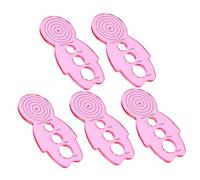 DECORNIJIA 5 Pcs Paper Quilling Tool Curling Comb Roller for DIY Crafts Lightweight Plastic Essential Paper Holder for Uniform Art Patterns