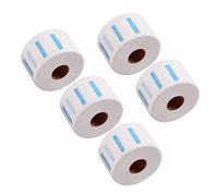 DECORNIJIA 5 Rolls Disposable Barber Neck Strips Stretchy Neck Paper Tissue for Hairdressing Salon Haircut Perm Treatments Comfortable Flexible Fit