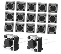 DECORNIJIA 5 Sets Momentary Tactile Push Button Switches 6x6x4.3mm Two-pin Pcb Replacement Buttons for Industrial and Electronic Breadboard Applications