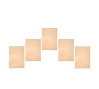 DECORNIJIA 5 Sheets Orange PVC Light Diffuser Film Sheets Classroom Colored Light Filters Gels for Photography Lighting Filter Kit