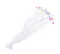 DECORNIJIA 50pcs Adjustable Diaper Fastening Buckles for Toddlers Baby Cloth Diaper Belt Strap Elastic Nappy Fastener Fixing Bands 2x50cm